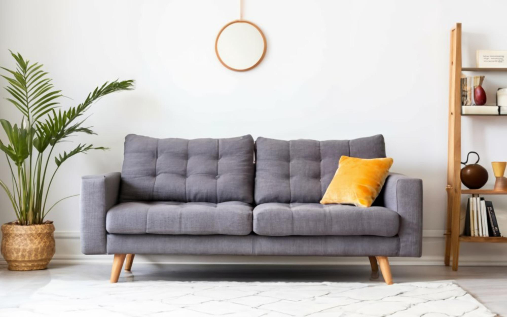 kaki sofa